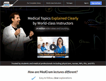 Tablet Screenshot of medcram.com